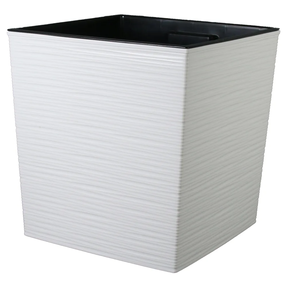 Ghiveci din plastic Juka Dluto crem 29 x 29 x 30 cm Ghiveci din plastic Juka Dluto crem 29 x 29 x 30 cm