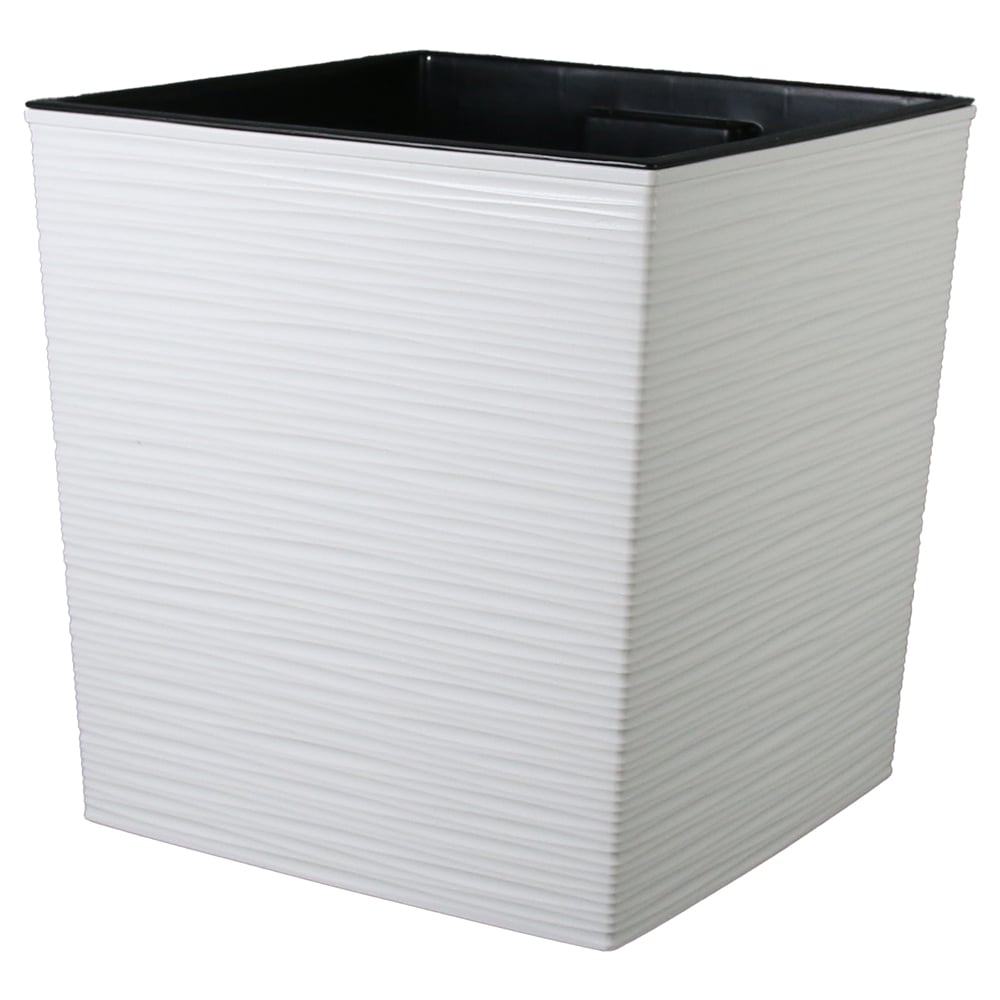 Ghiveci din plastic Juka Dluto crem 29 x 29 x 30 cm Ghiveci din plastic Juka Dluto crem 29 x 29 x 30 cm