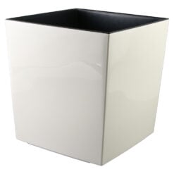 Ghiveci din plastic Juka crem 24 x 24 cm