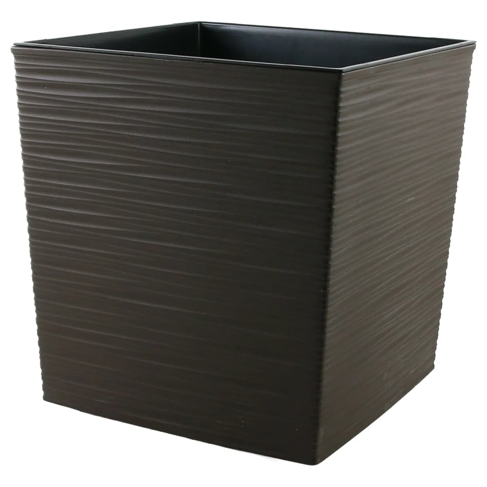Ghiveci din plastic Juka Dluto mocca 24 x 24 x 26 cm
