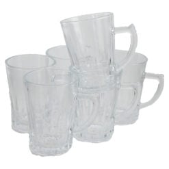 Set 6 cani din sticla Havana 210 ml