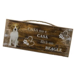 Plachet din lemn Catel "Casa nu e casa fara..."