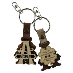 Breloc din lemn personalizat cu nume diverse si originea lor 4 x 9 cm