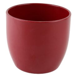 Ghiveci din ceramica Basel Full Bordo 13 x 12 cm