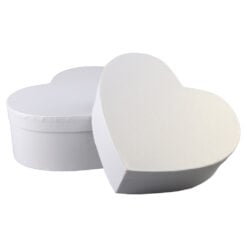 Set 2 cutii cadou inima carton