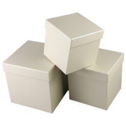 Set 3 cutii cadou cub carton