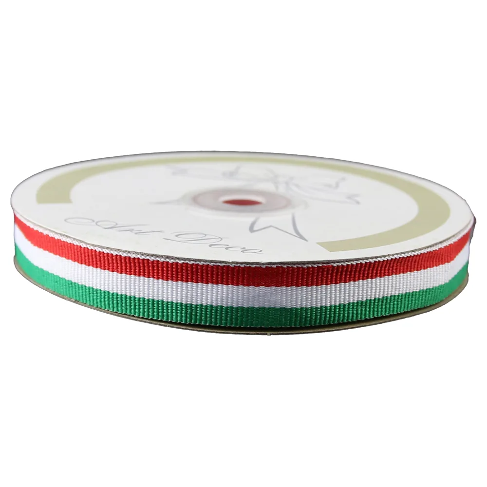 Rola panglica tricolor Rosu/Alb/Verde 15 mm x 25 m Rola panglica tricolor Rosu/Alb/Verde 15 mm x 25 m
