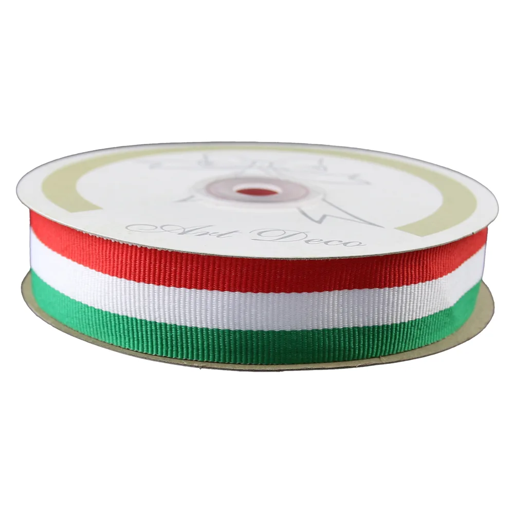 Rola panglica tricolor Rosu/Alb/Verde 25 mm x 20 m Rola panglica tricolor Rosu/Alb/Verde 25 mm x 20 m