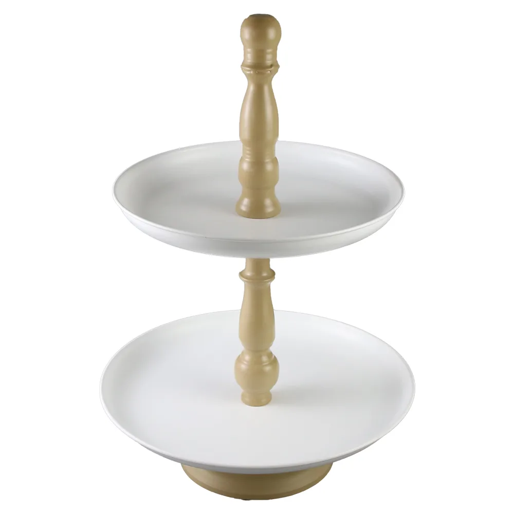 Platou etajat cu 2 nivele din metal 35/25.5 x 43 cm Platou etajat cu 2 nivele din metal 35/25.5 x 43 cm
