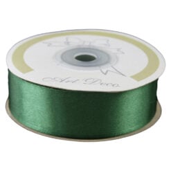 Rola panglica satin Verde 25 mm x 25 m