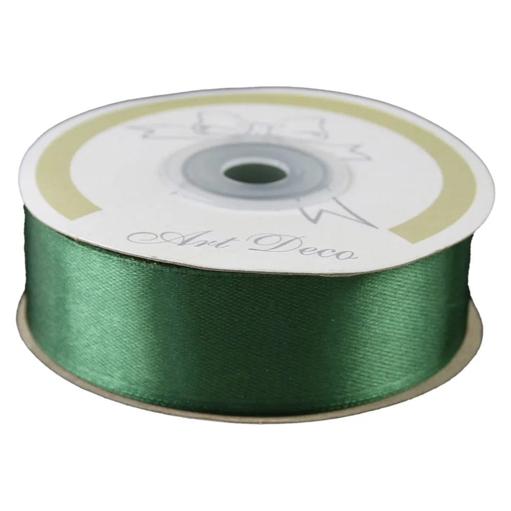 Rola panglica satin Verde 25 mm x 25 m Rola panglica satin Verde 25 mm x 25 m