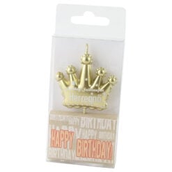 Lumanare coroana pentru tort "Boldog Szulinapot Hercegno!" 5 x 9 cm