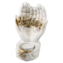 Candela din ipsos 11 x 17 cm - Maini "Cina cea de taina"