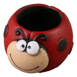 Ghiveci din ciment Buburuza 12 x 7 cm