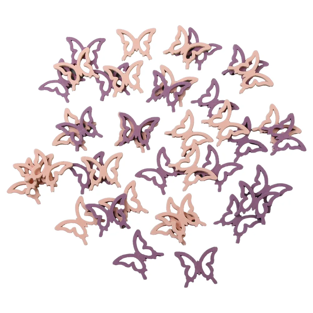 Set 40 decoruri din lemn Fluturasi 3 cm Set 40 decoruri din lemn Fluturasi 3 cm