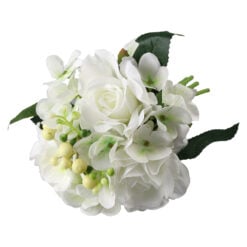 Buchet artificial cu hortensie si bobite 30 cm