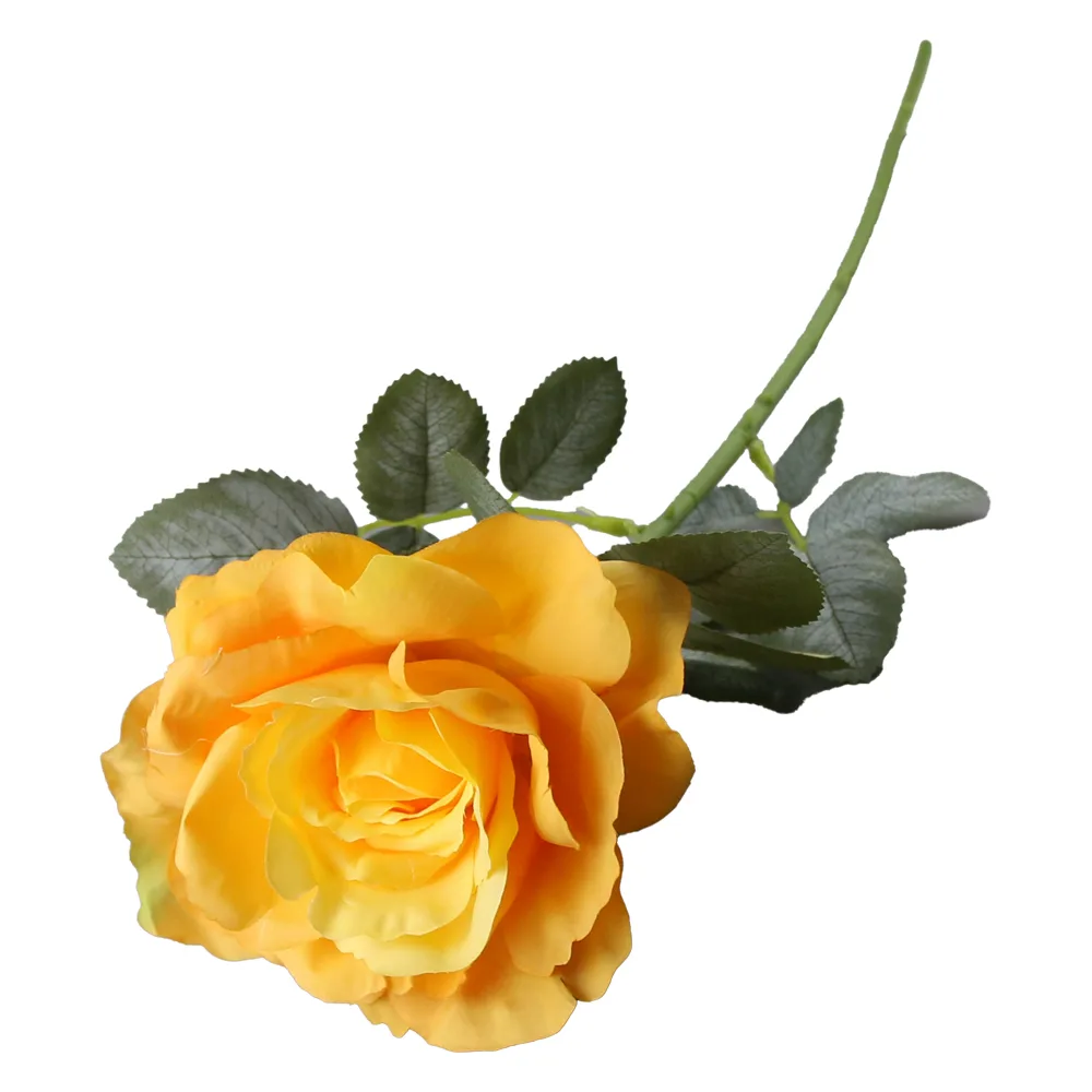 Floare artificiala Trandafir matase 70 cm Floare artificiala Trandafir matase 70 cm