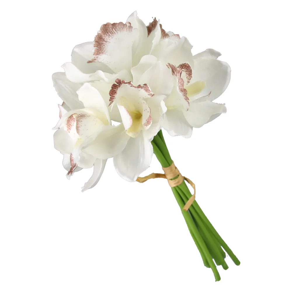 Buchet artificial cu orhidee 27 cm Buchet artificial cu orhidee 27 cm