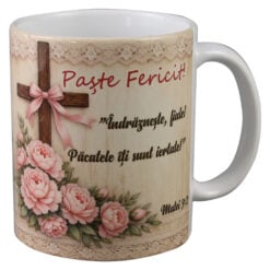 Cana ceramica "Paste Fericit