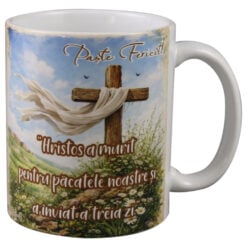 Cana ceramica "Paste Fericit