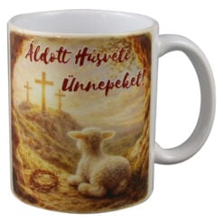 Cana ceramica de Paste "Aldott Husveti Unnepeket!"