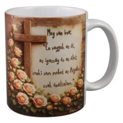 Cana ceramica de Paste "Meg van irva: En vagyok az ut..."