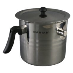 Oala pentru fiert lapte cu fluier din inox 3.5 L - Arian