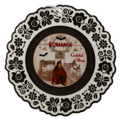 Decor de perete din lemn Castelul Bran 18.5 cm