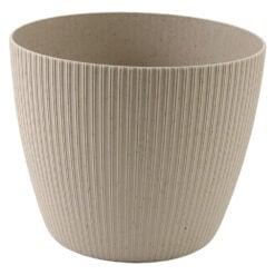 Ghiveci din plastic Magnolia Jumper coffee-latte 18 x 15 cm