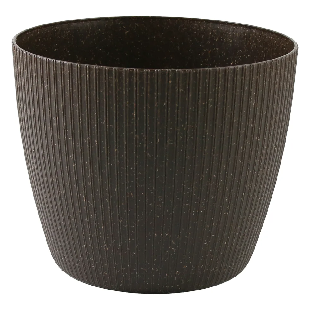 Ghiveci din plastic Magnolia Jumper coffee-espresso 18 x 15 cm