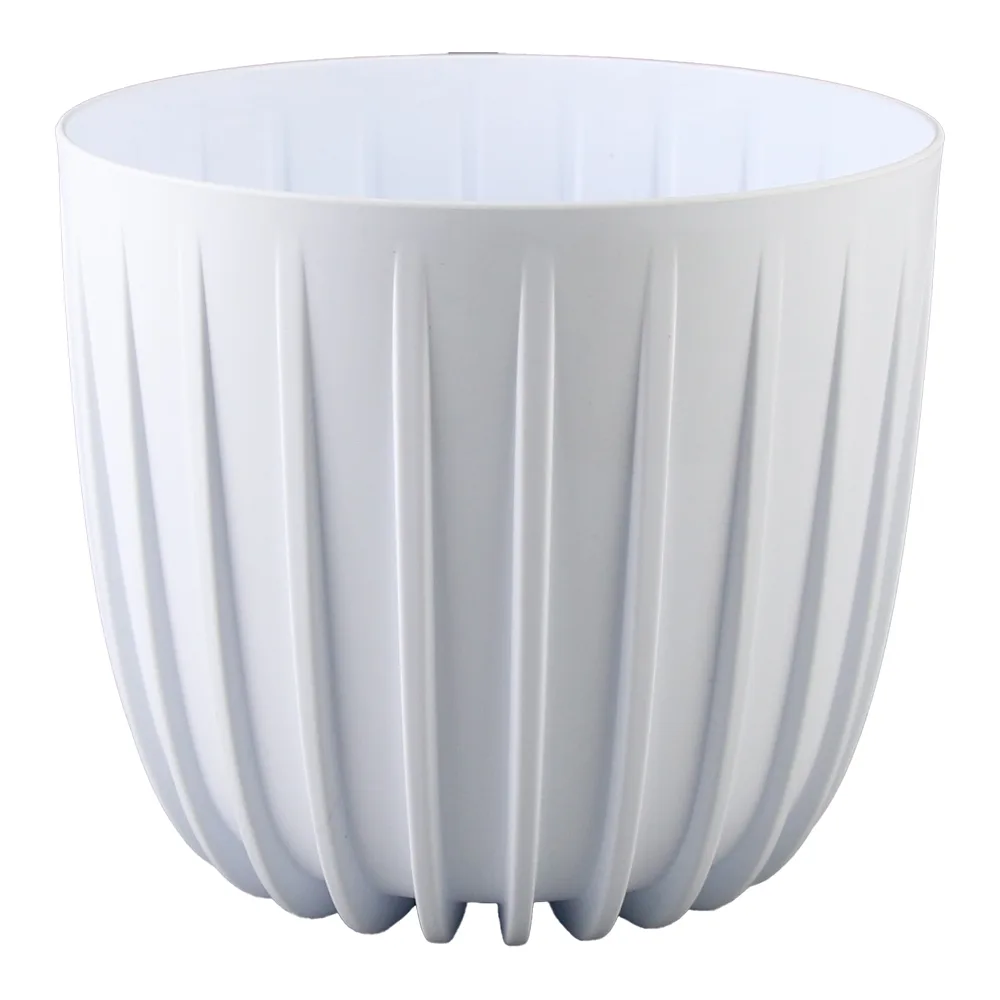 Ghiveci din plastic Mira alb 12.5 x 11 cm Ghiveci din plastic Mira alb 12.5 x 11 cm