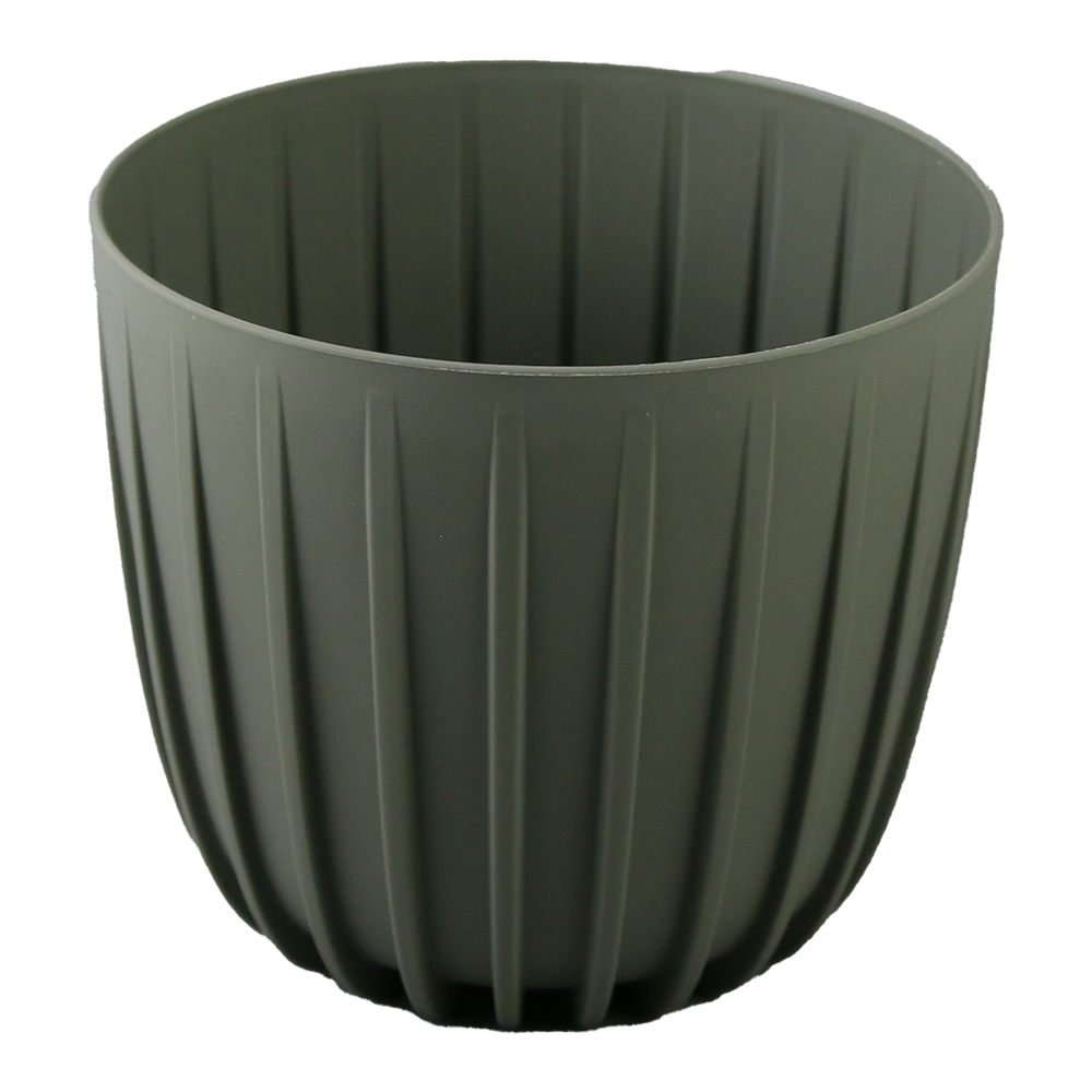 Ghiveci inalt din plastic Mira verde-gri Ghiveci inalt din plastic Mira verde-gri