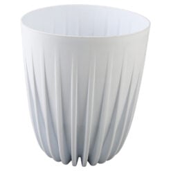 Ghiveci inalt din plastic Mira alb