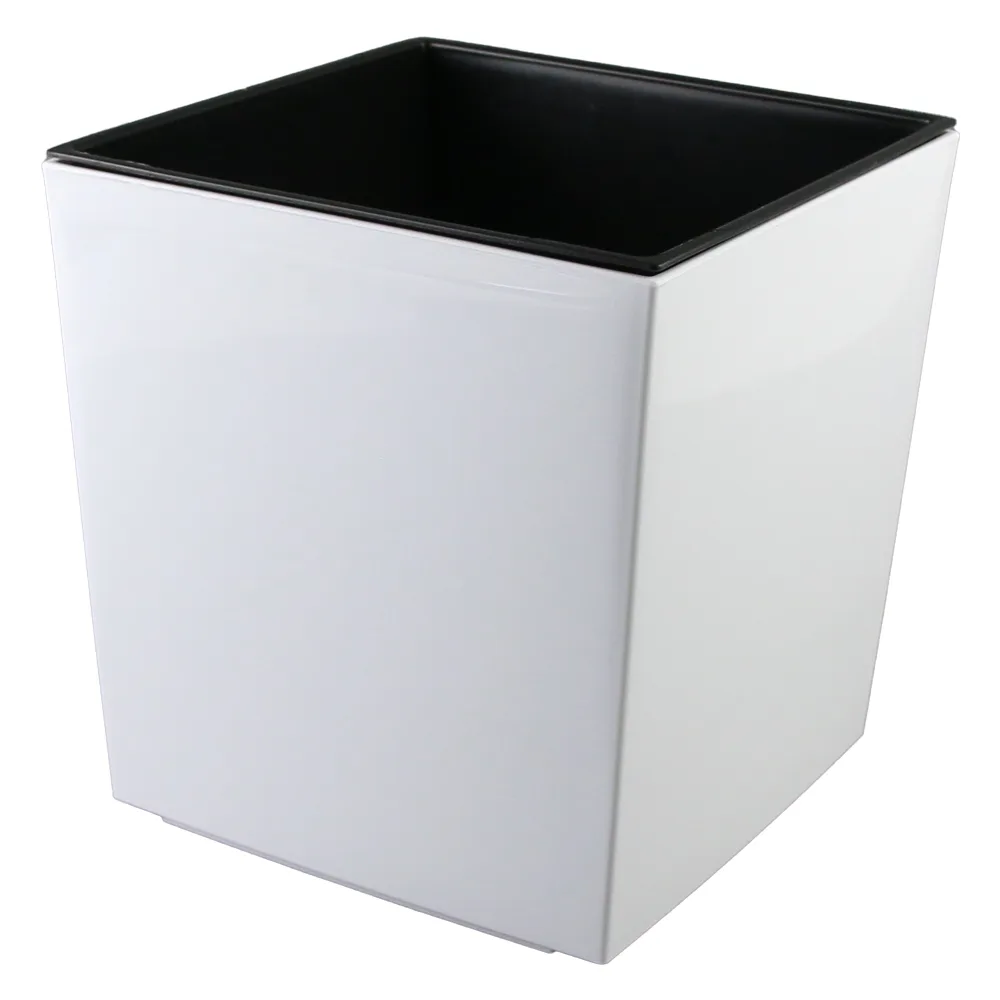 Ghiveci din plastic Juka alb 24 x 24 x 26 cm Ghiveci din plastic Juka alb 24 x 24 x 26 cm