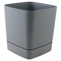 Ghiveci din plastic Clima gri 16 x 16 x 18 cm