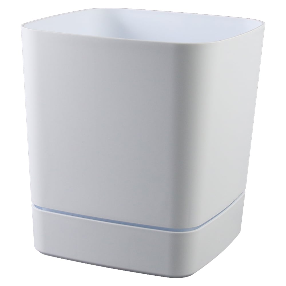 Ghiveci din plastic Clima alb 19 x19 x 21 cm Ghiveci din plastic Clima alb 19 x19 x 21 cm