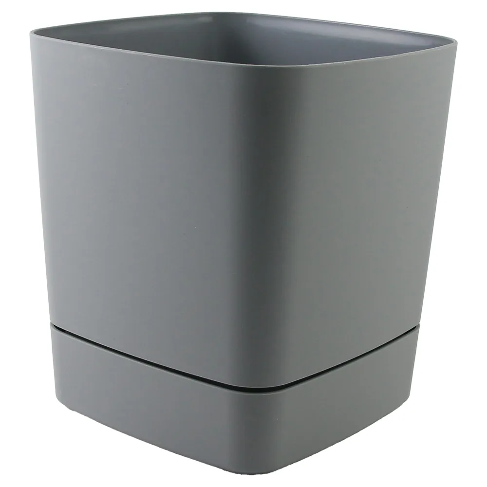 Ghiveci din plastic Clima gri 19 x 19 x 21 cm
