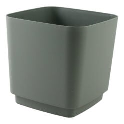 Ghiveci din plastic Clima verde-gri 16 x 16 x 15 cm