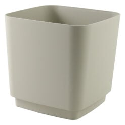 Ghiveci din plastic Clima bej 16 x 16 x 15 cm