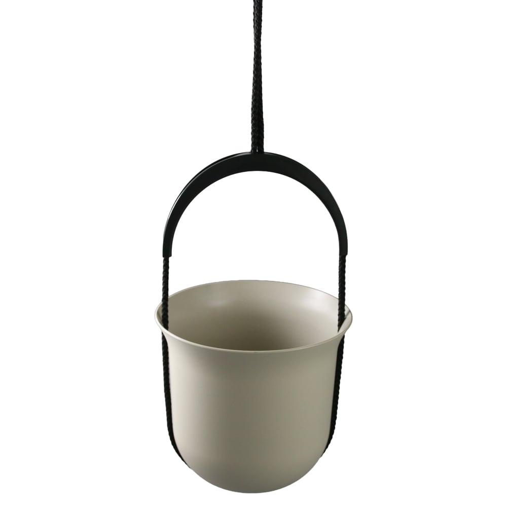 Ghiveci din plastic suspendat Luca bej 17.5 x 17 cm Ghiveci din plastic suspendat Luca bej 17.5 x 17 cm