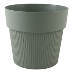 Ghiveci din plastic Tula Jumper verde-gri 12.5 x 11 cm