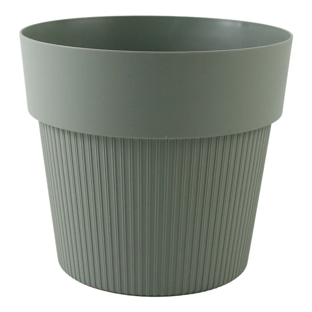 Ghiveci din plastic Tula Jumper verde-gri 12.5 x 11 cm