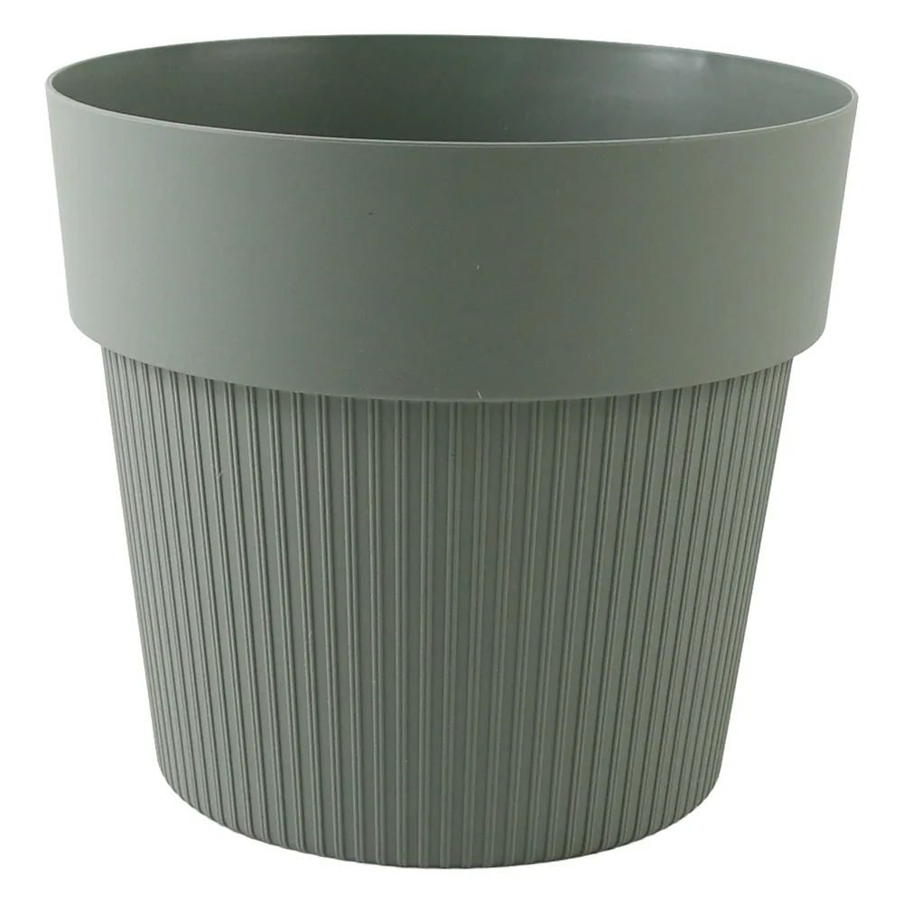 Ghiveci din plastic Tula Jumper verde-gri 14 x 12.5 cm