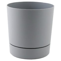 Ghiveci din plastic Aura gri 14 x 15 cm