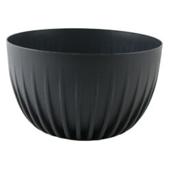 Ghiveci din plastic Mira gri inchis 23.5 x 14 cm