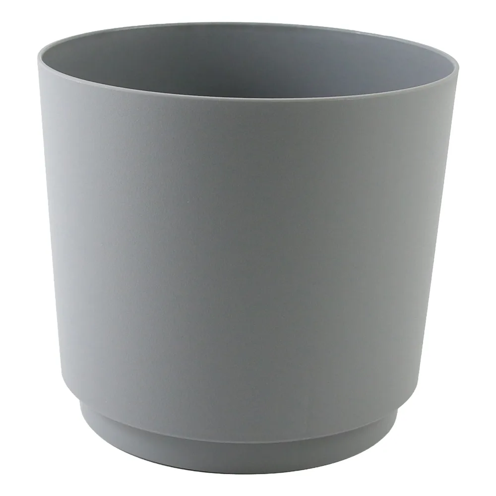 Ghiveci din plastic Aura gri 14.5 x 13 cm