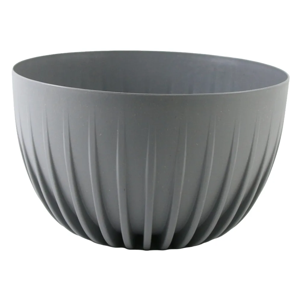 Ghiveci din plastic Mira gri 23.5 x 14 cm