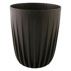 Ghiveci inalt din plastic Mira coffee-espresso 19 x 22.5 cm