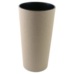 Ghiveci din plastic Lilia Jumper coffe-latte 19 x 17/36.5 cm