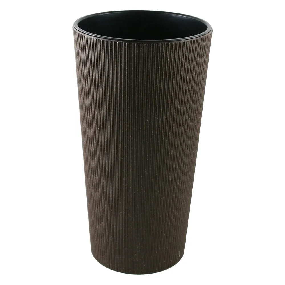 Ghiveci din plastic Lilia Jumper coffe-espresso 19 x 17/36.5 cm
